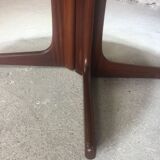 Scandinavian oval table in teak from the 1970s