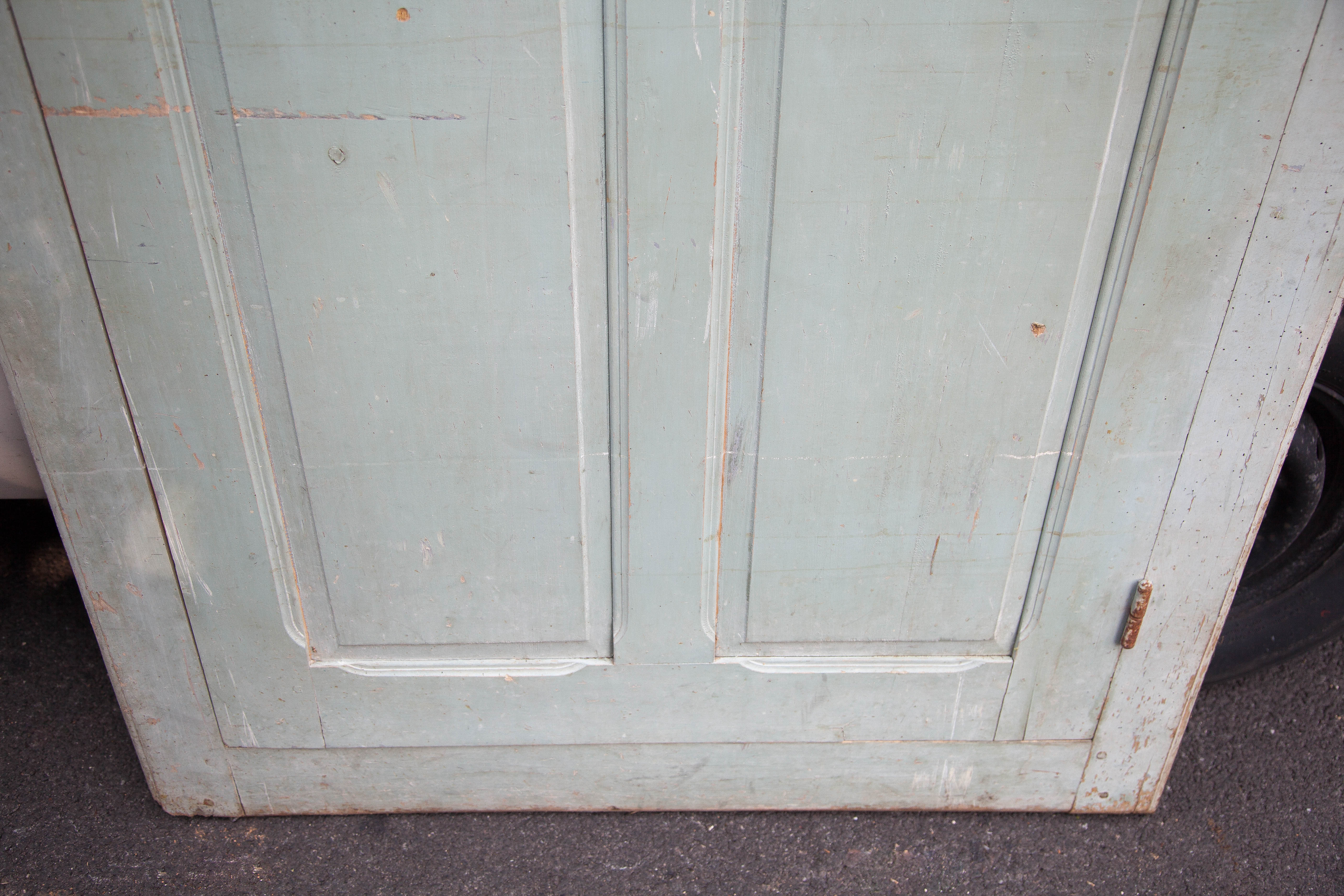 Old wooden door, wooden door, large vintage door