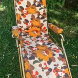 Lounge chair vintage sunbathing