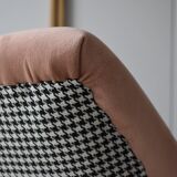 Vintage armchair Shell, 1960s,Deutsche Democratische Republic,restored