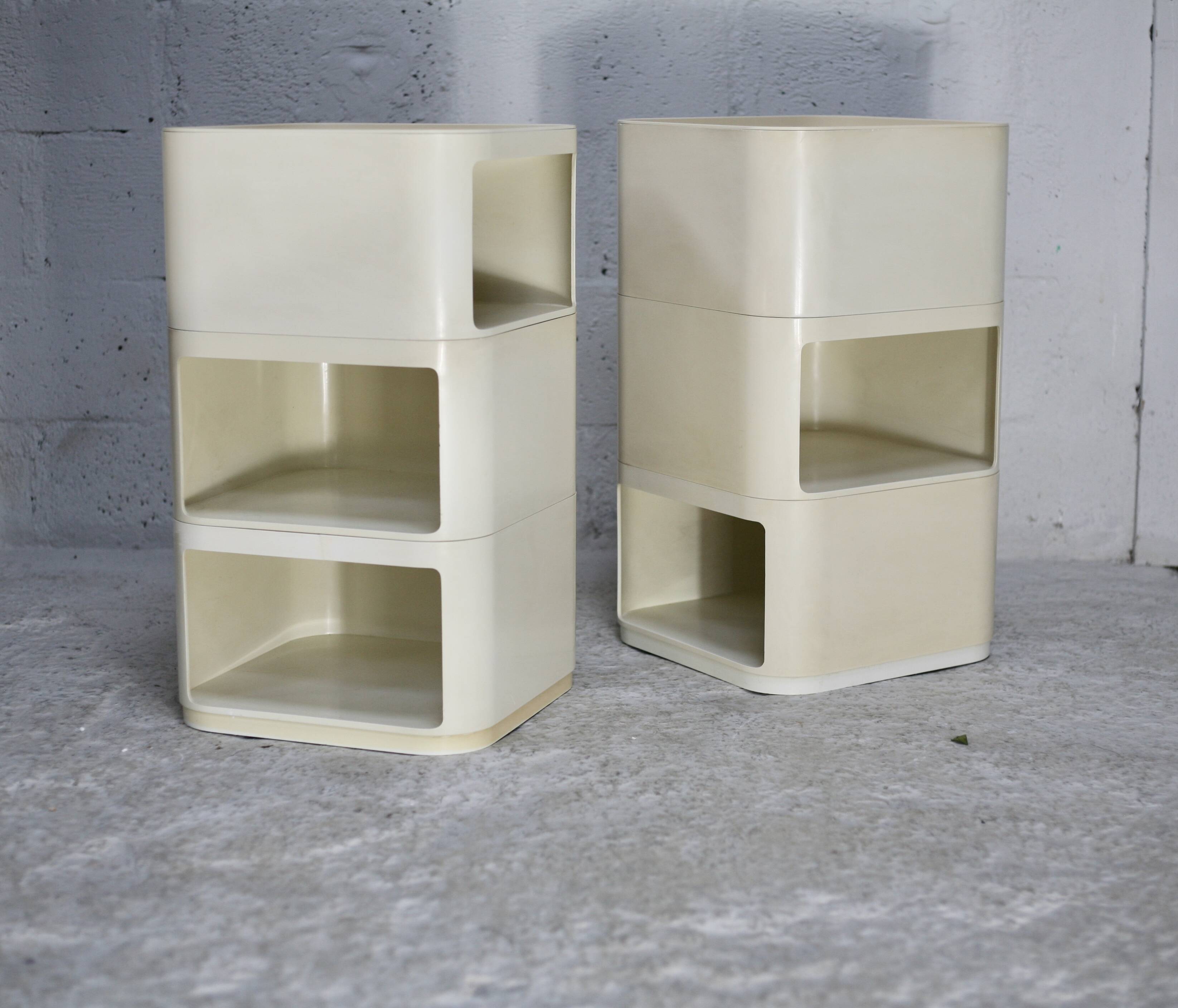 Anna Castelli, Kartell. Storage modules, Circa 1970