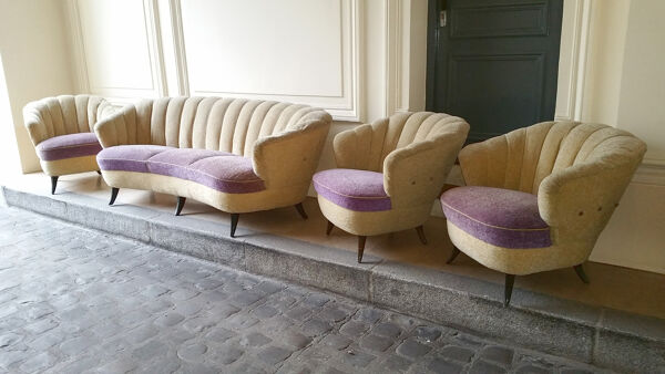 Fauteuil club arc années 50