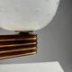 Large Art Deco Wall Lights in Blown Glass and Brass, Italy, 1940s, Set of 2