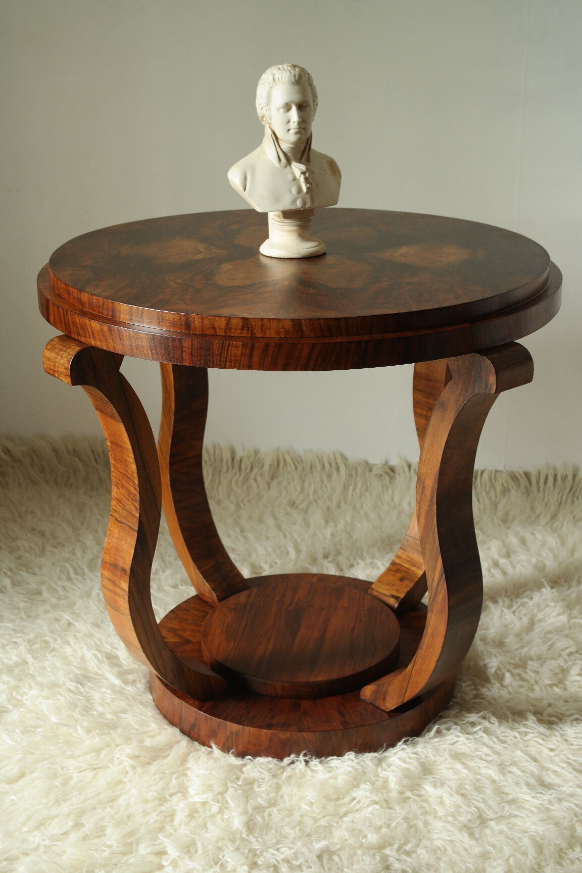 Walnut side table