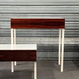 Scandinavian side table or bedside table for Interlubke in rosewood and melamine, design Germany 1970
