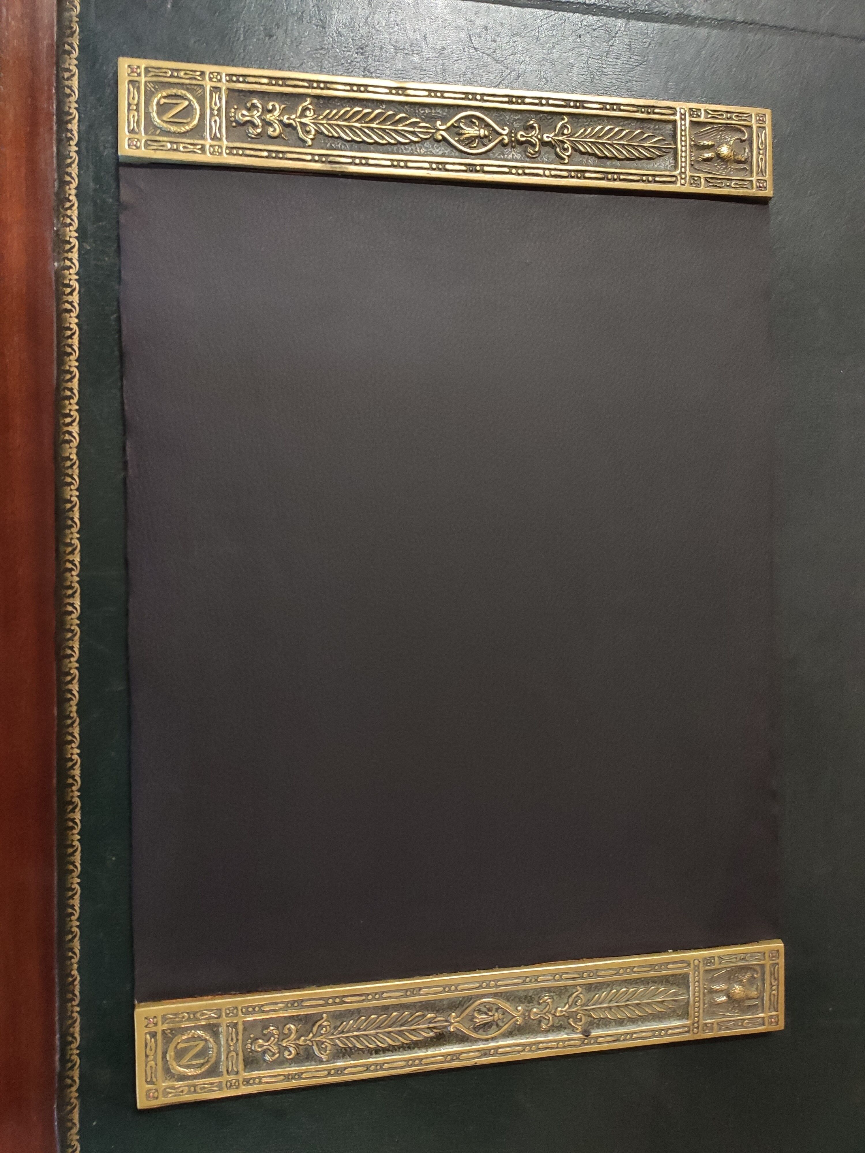 Max Le Verrier's desk mat