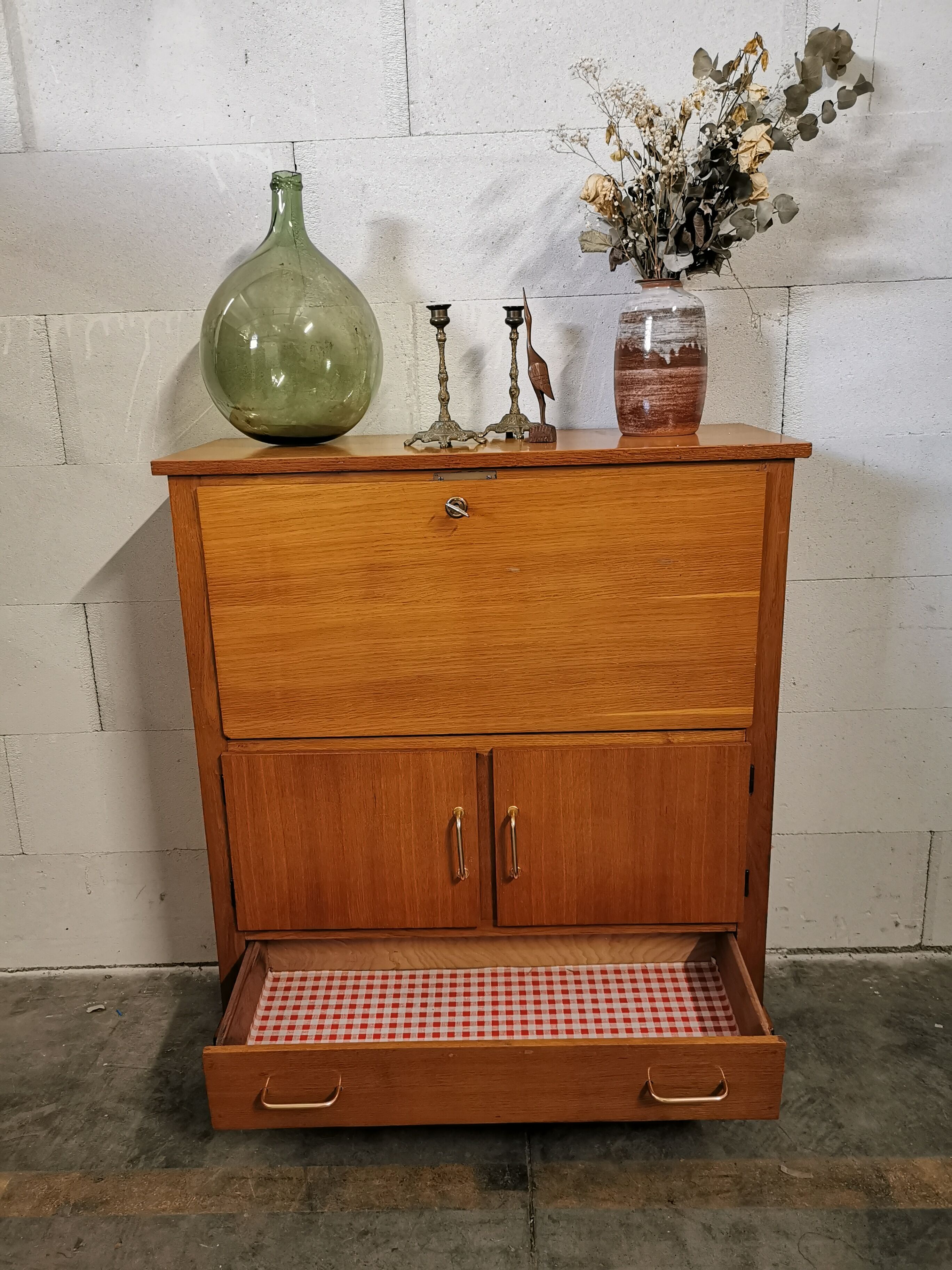 Secrétaire vintage bas