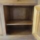 Very much in solid walnut, 3 doors.