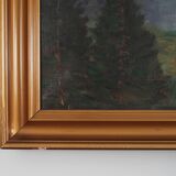 Painting "The River in the Mountains”, Scandinavian design, 1970s