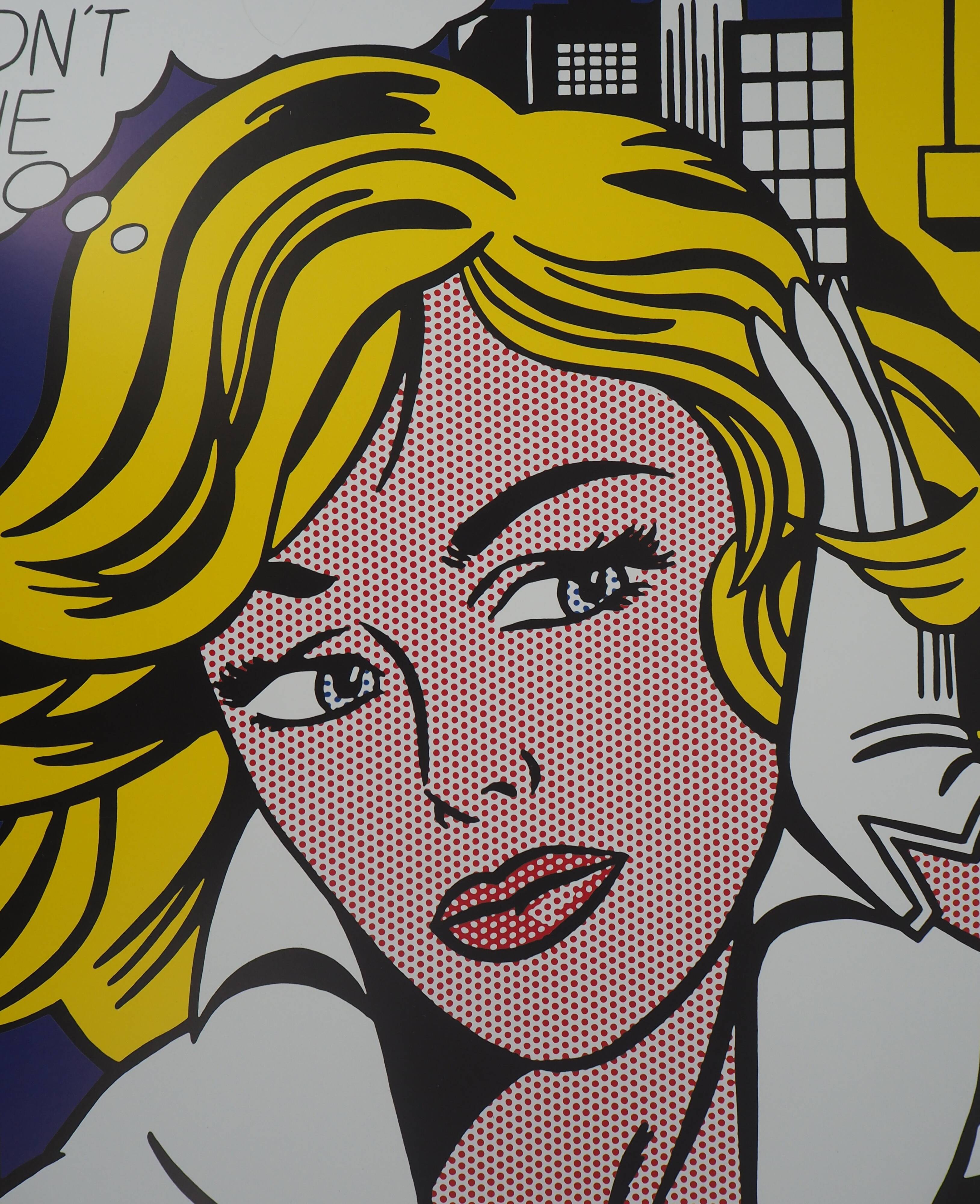 Roy LICHTENSTEIN: Maybe Girl, original poster