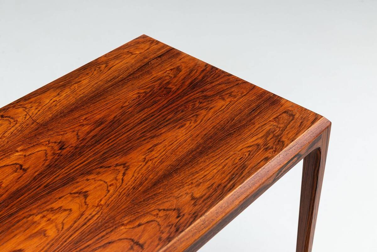 Johannes Andersen set of nesting tables in rosewood Silkeborg Denmark 1960