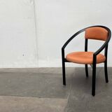 Postmodern German Chair Model Nostro in Leather by Andreas Weber for Rosenthal Einrichtung, 1980s