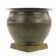 Art Deco flower pot cover, pewter, Poland, 1970s