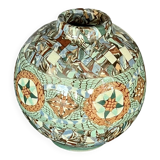 Vase signed Jean Gerbino, Vallauris, 1960s