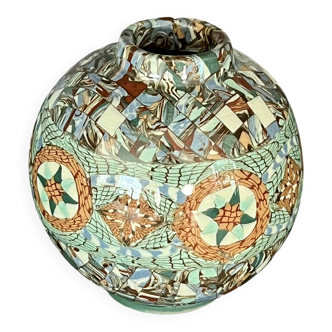 Vase signed Jean Gerbino, Vallauris, 1960s