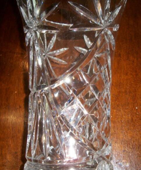 Vase cristal annees 70