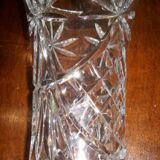 70s crystal vase