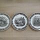 Lot de 3 assiettes, scène de chasse, Villeroy & Boch