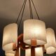 Lustre seventies bois
