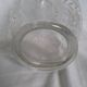 Carafe bottle with a stopper, engraved patterns, Baccarat, Golfe Juan