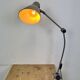 Large Grey Industrial Workshop Table Lamp, 1960s