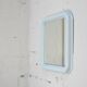 Miroir Cattaneo, Italy, resin, sky blue, circa 1970
