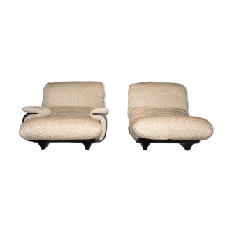 Pair of  Marsala armchairs by Michel Ducaroy for Ligne Roset 1972