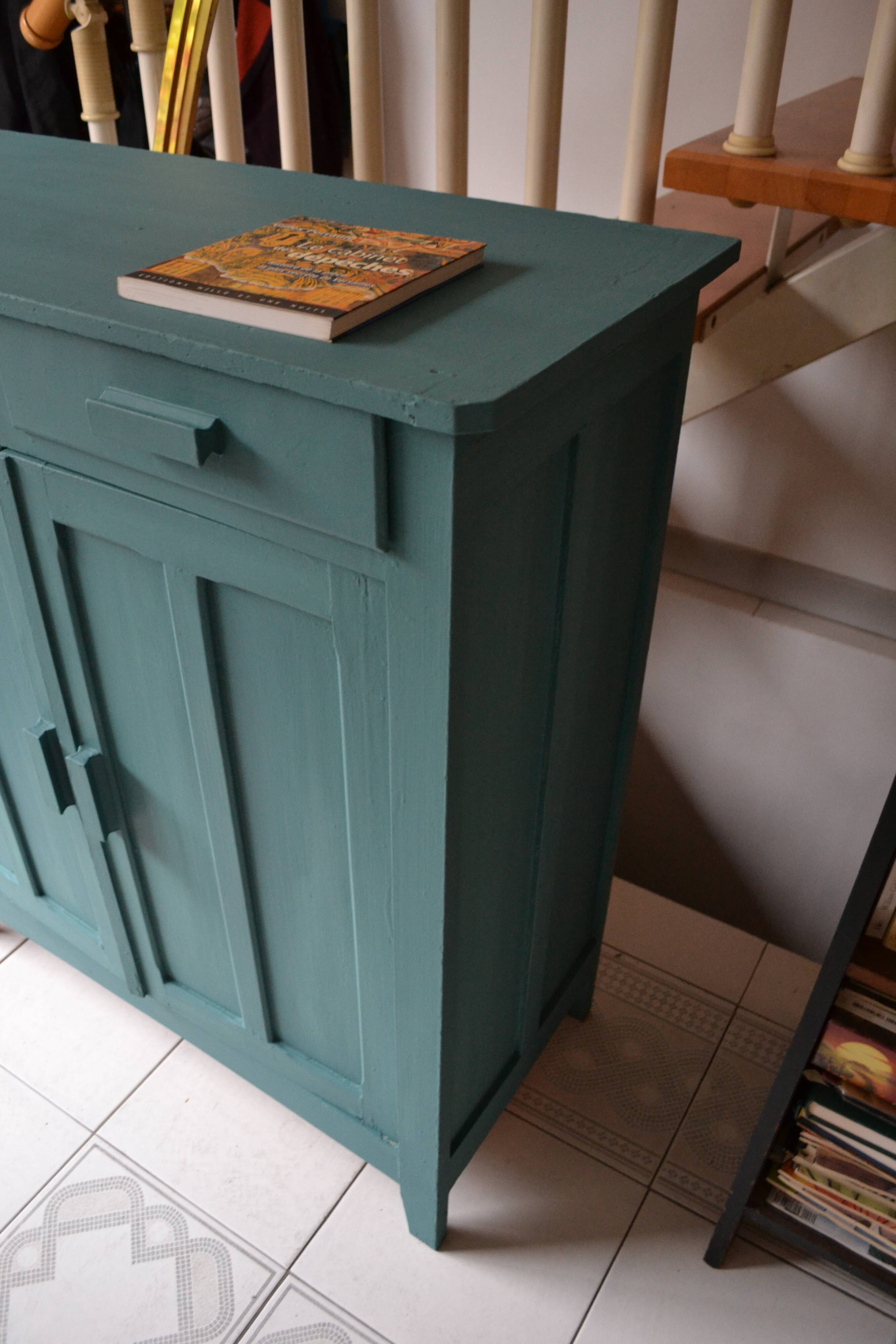 Parisian buffet turquoise green 50s/60s