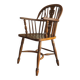 Mid century solid oak lyre-back Windsor armchair, 1960s
