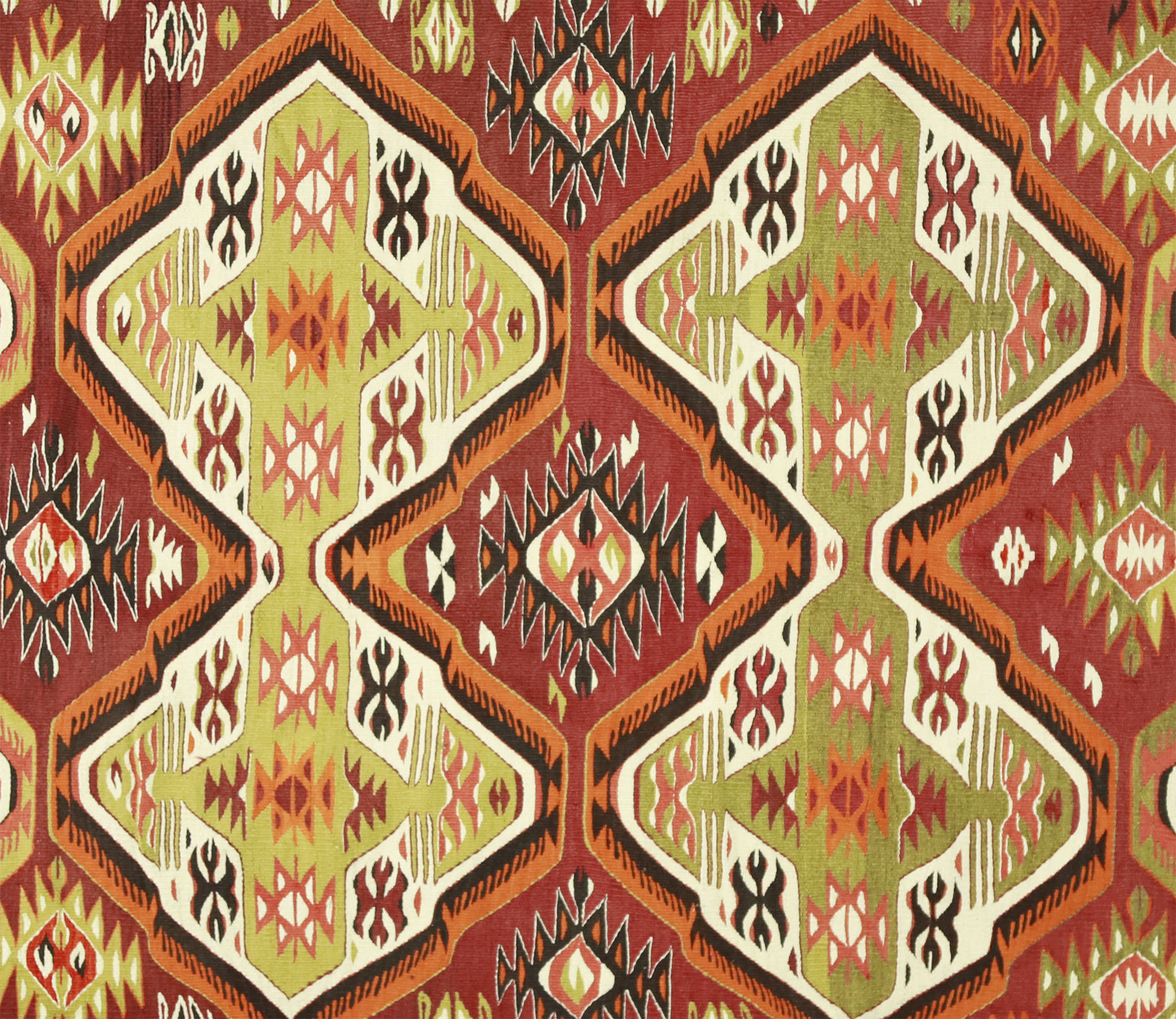 Anatolian handmade kilim rug 283 cm x 166 cm