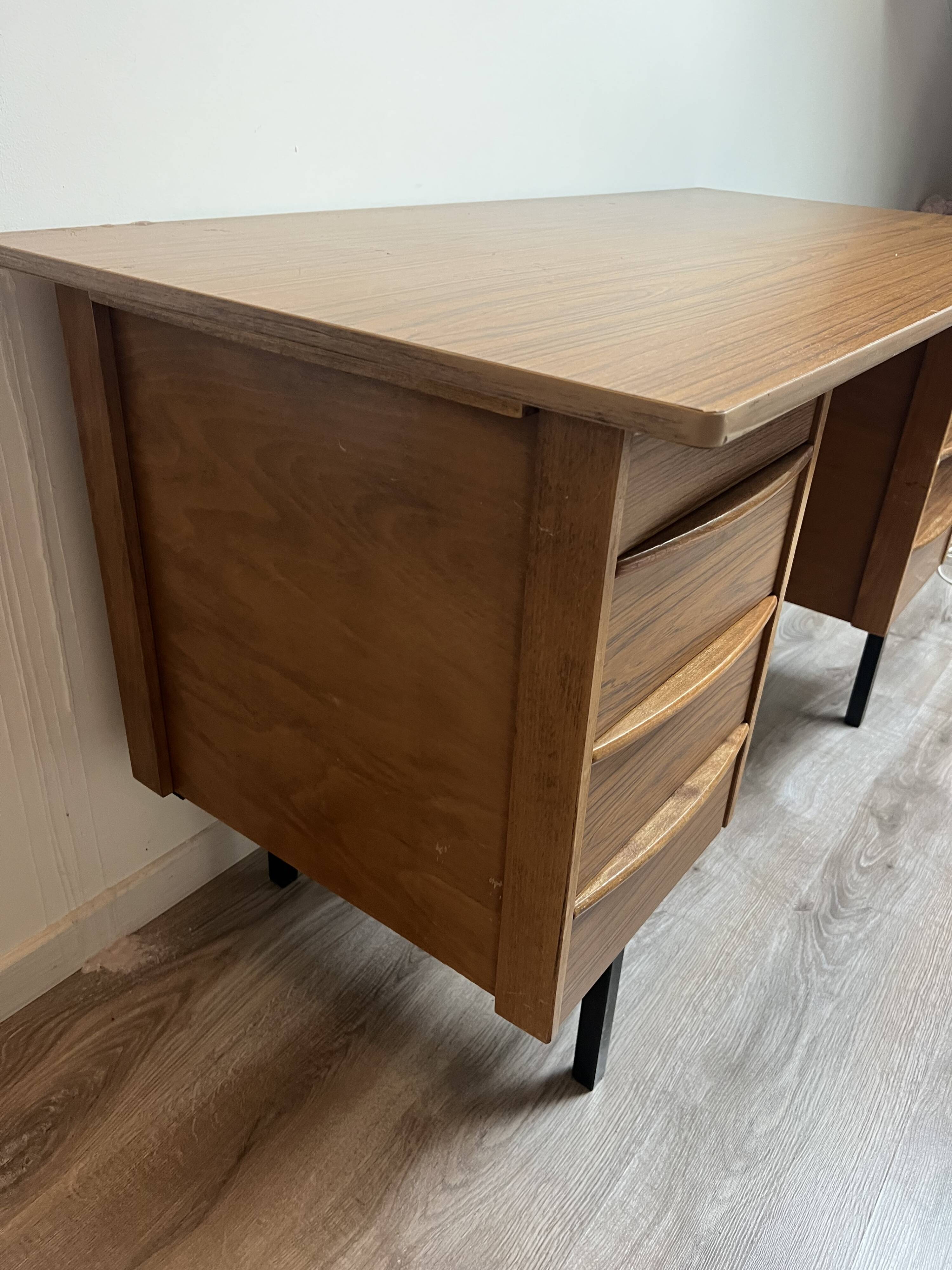 Vintage wood and formica desk