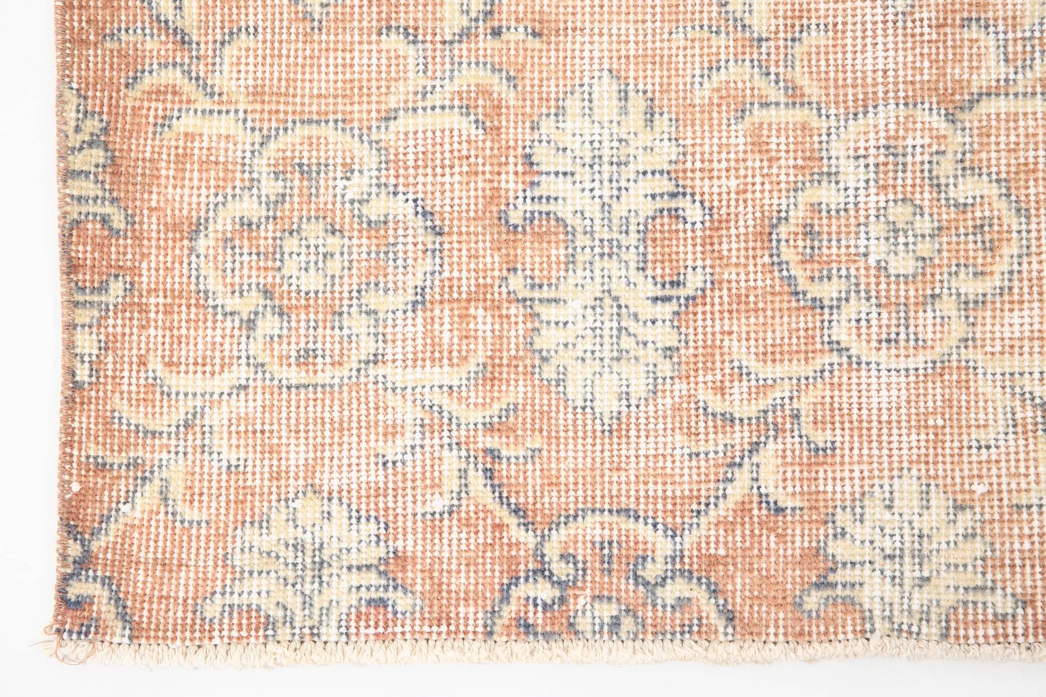 7x11 Muted Orange Classic Vintage Rug, 217x336Cm