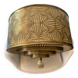 Lustre art déco laiton