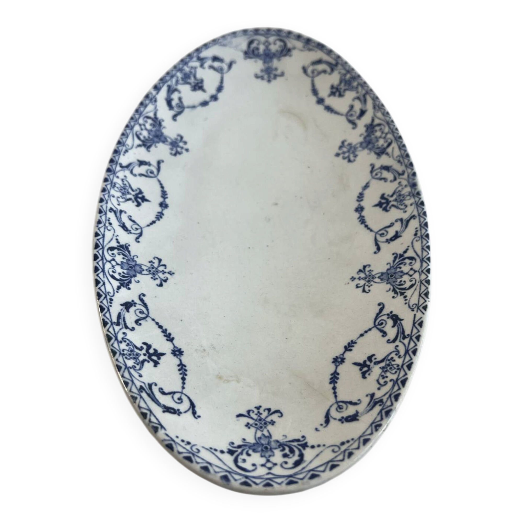 Lunéville KG — Moustiers Collection, Oval Plate Terre de Fer