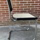 Ensemble de 4 chaises vintage modèle Cesca B32 en noir et chrome