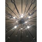 Lustre Spoutnik en verre de Murano italien