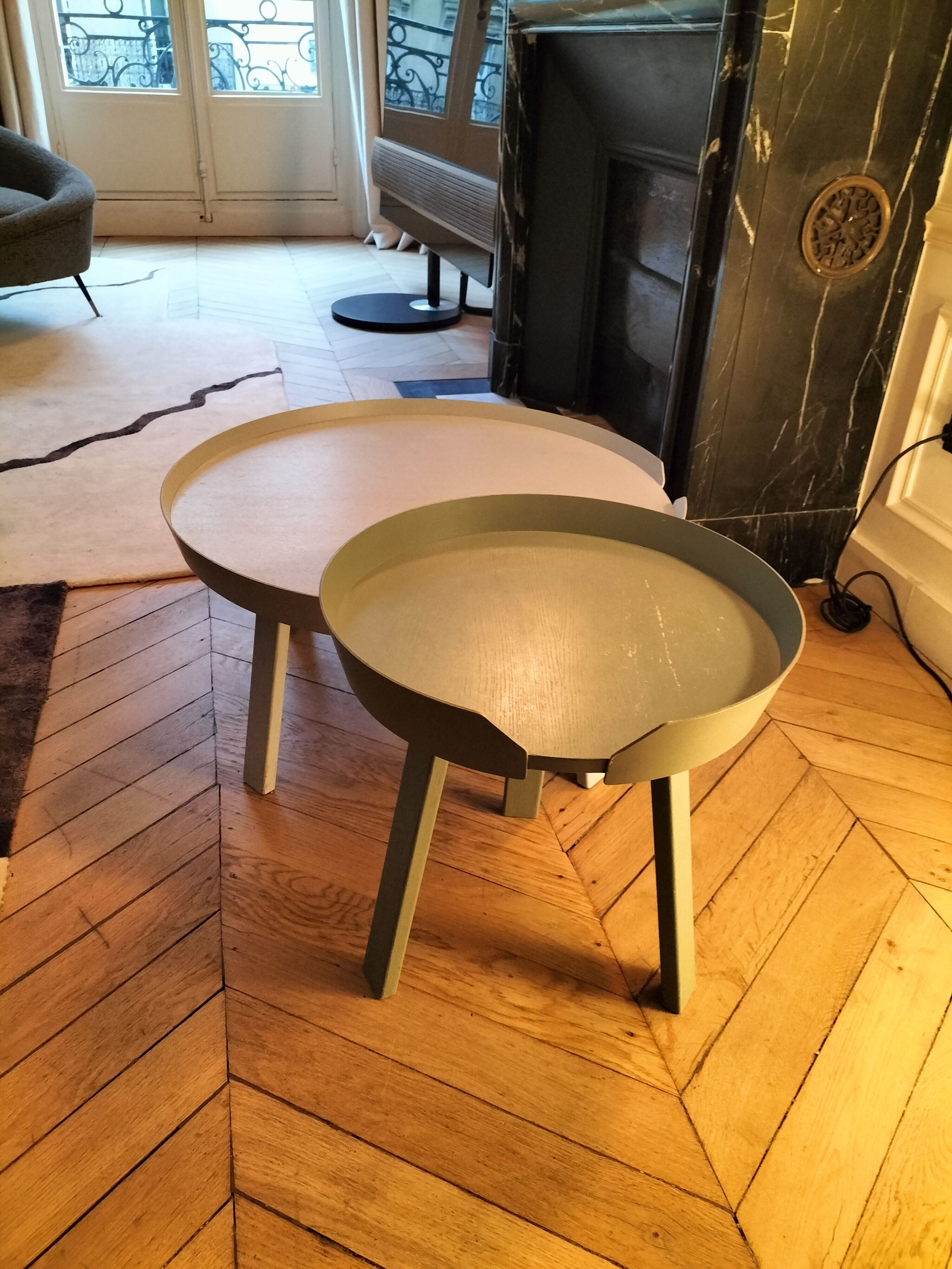 Muuto trundle coffee tables