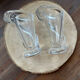 Jolie paire de vases en Cristal (Vannes) mid century