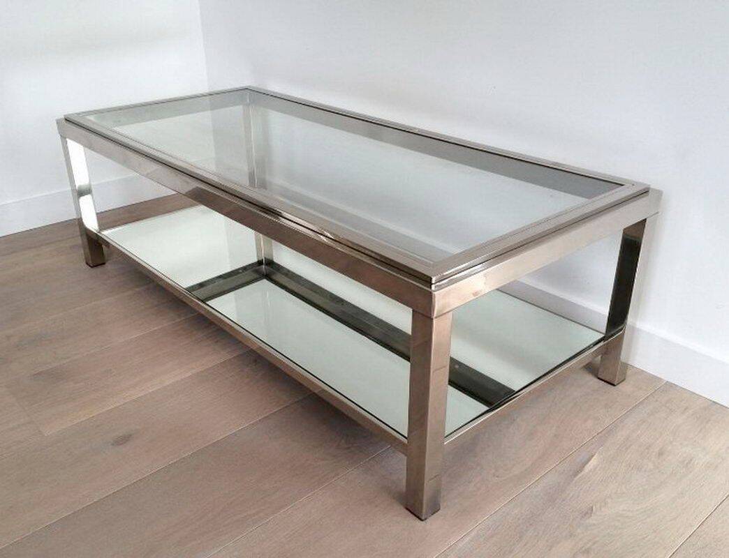 Chrome coffee table