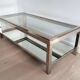 Chrome coffee table