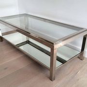 Chrome coffee table