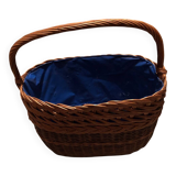 Panier osier vintage