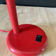 Lampe de bureau rouge vintage