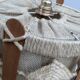 Suspension jute et bois de style scandinave