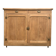 Grand Parisian buffet with billot and butterfly hinges, raw wood, 1930.