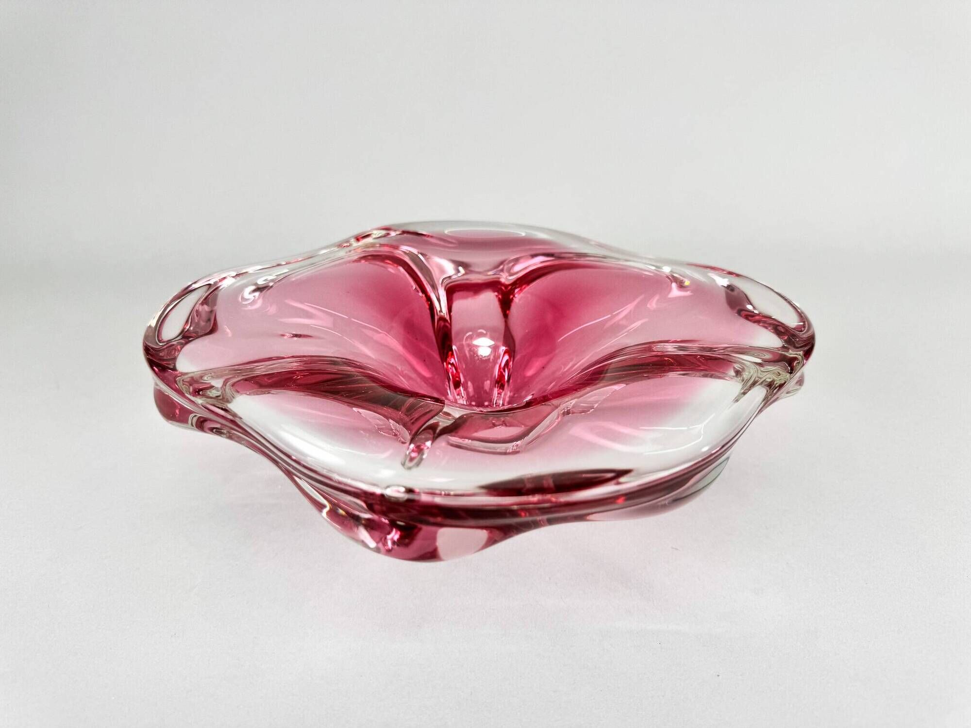 Art Glass Bowl by Josef Hospodka for Chribska Glassworks, 1960's