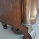 Credenza in mahogany door flame time XIX