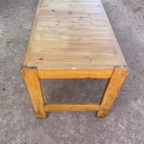 Charlotte Perriand dlg pine table from the 60s