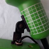 Green wall light with 2 adjustable spotlights