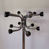Vintage 1960s chrome parrot coat rack